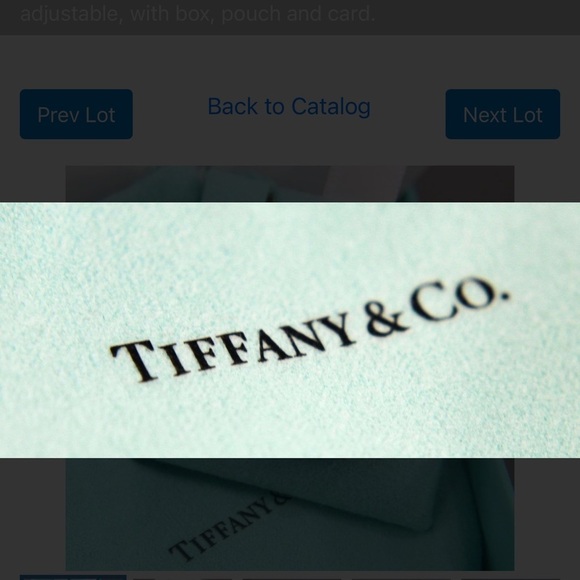 Tiffany & Co. Sterling Silver Necklace and teddy bear Pendant, adjustable. - Picture 8 of 8